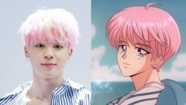 Voici à quoi ressemblerait Jimin de BTS s'il était un personnage d'anime, selon une intelligence artificielle.