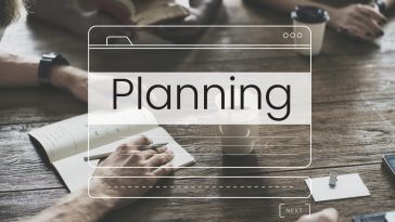 Business Planning Message Box Window Graphic
